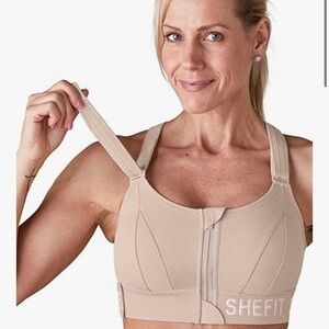 SHEFIT Nude Adjustable Sports Bra